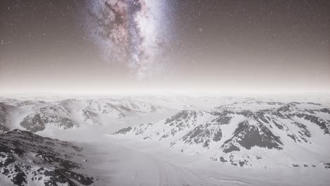 Milky-Way-above-Snow-Covered-Terrain